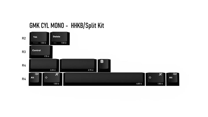 GMK CYL MONO Keycaps