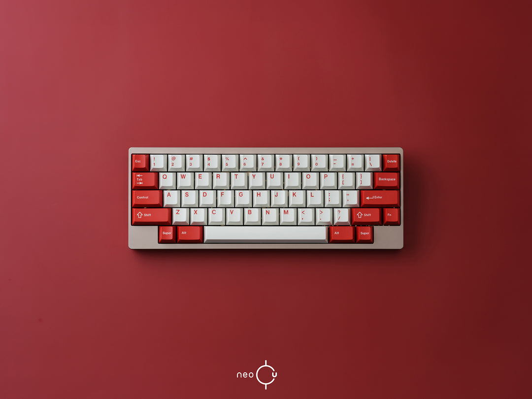 Qwertykey Neo65 red 自作キーボード Qwertykey Neo65 red 自作キーボード Qwertykey Neo65 red 自作