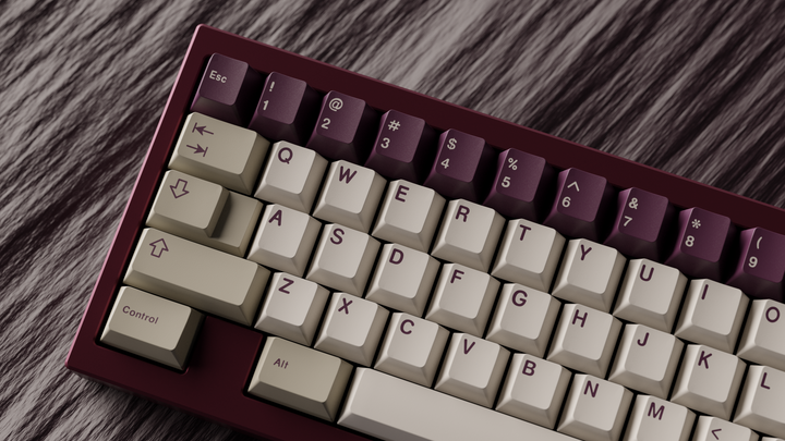 GMK CYL Violet Alert Keycaps [In-Stock]