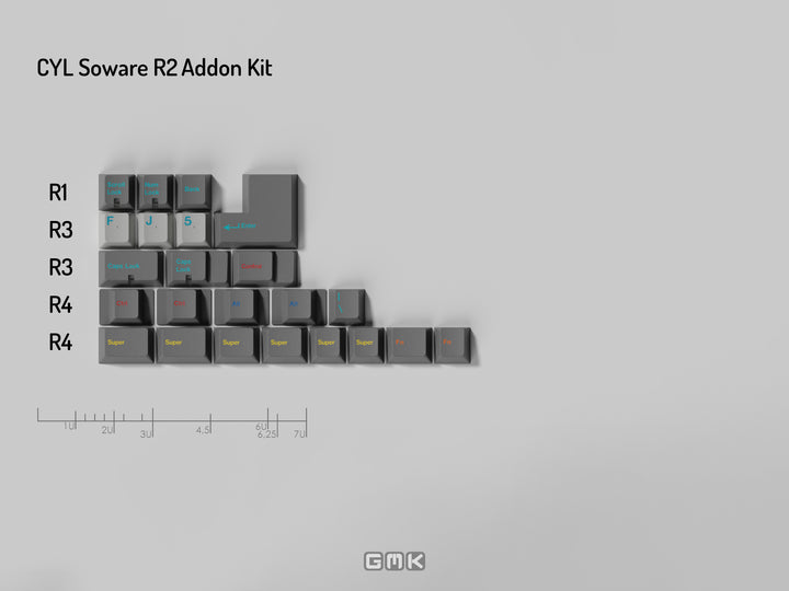 GMK CYL Soware R2 Add-on Kit