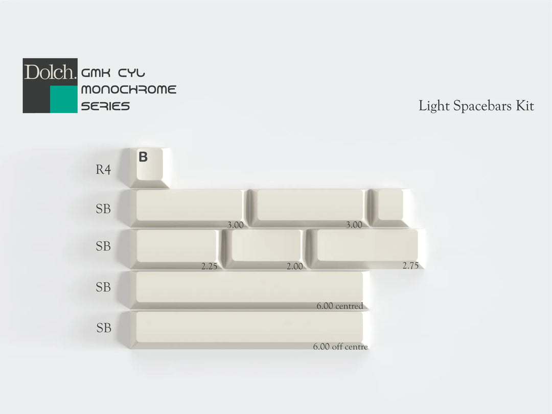 GMK CYL Monochrome Dolch Keycaps [IN STOCK]