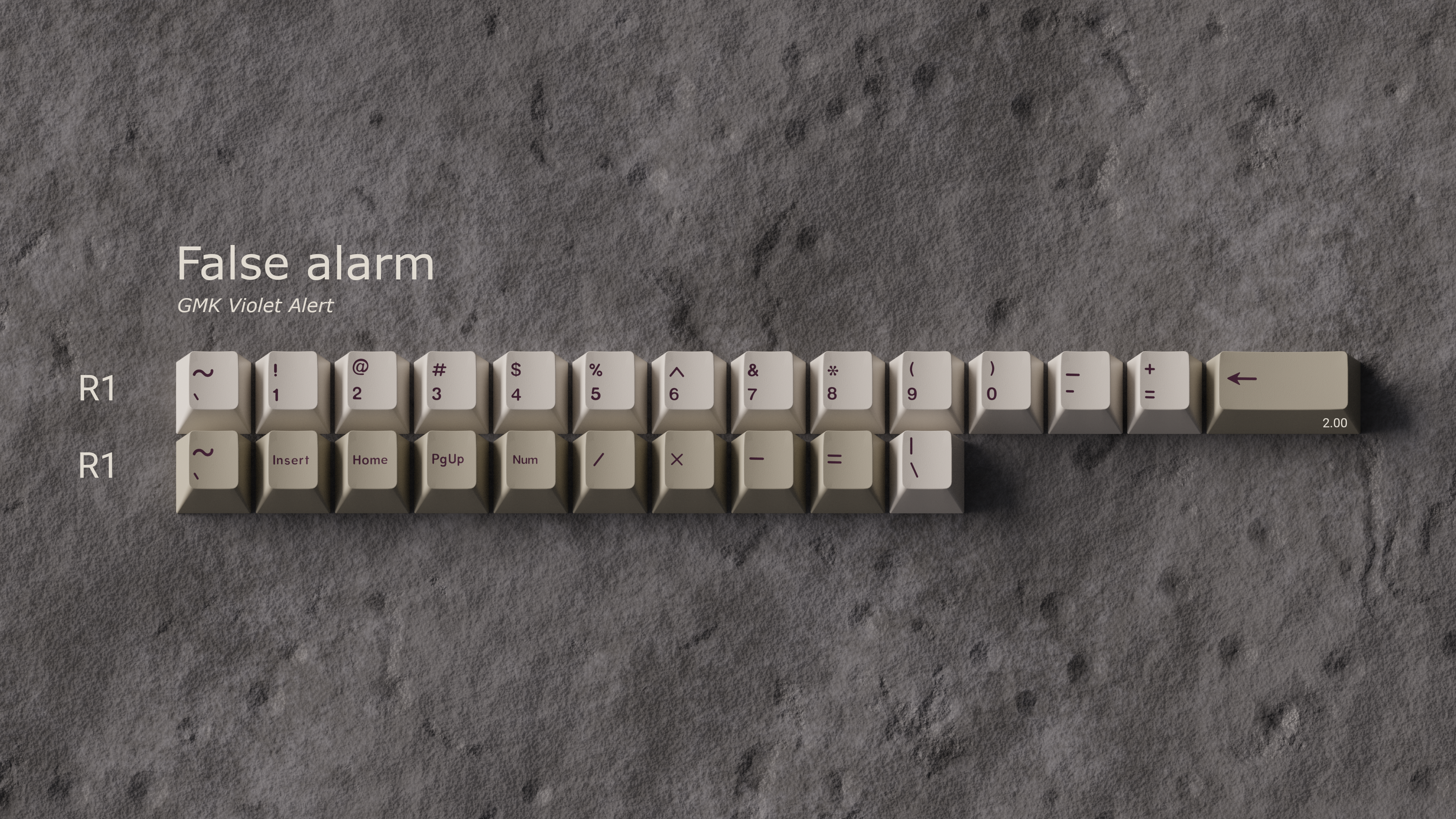 GMK CYL Violet Alert Keycaps - Thumbnail 3