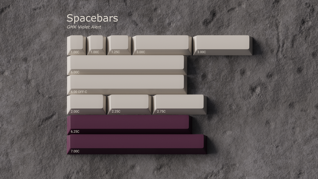 GMK CYL Violet Alert Keycaps [In-Stock]