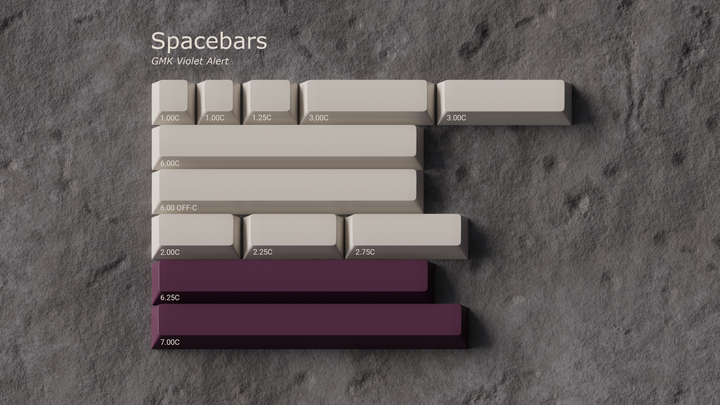 GMK CYL Violet Alert Keycaps [In-Stock]