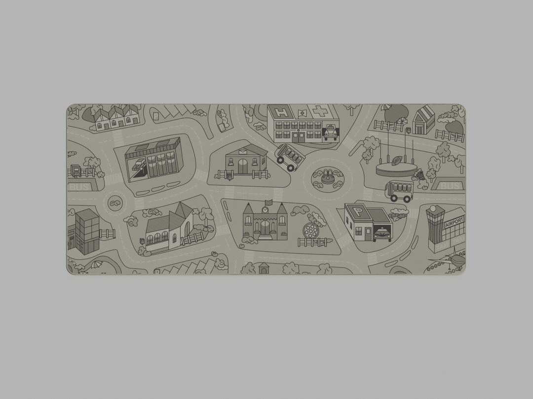 Busy Town R3 Deskmat [In-Stock]