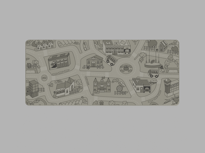 Busy Town R3 Deskmat [In-Stock]