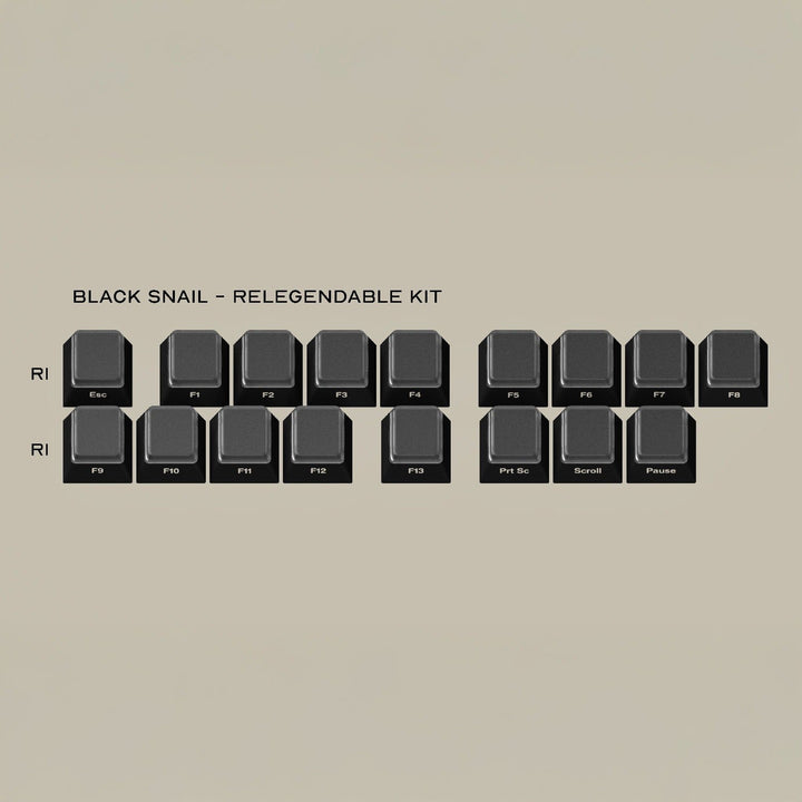 GMK CYL Black Snail