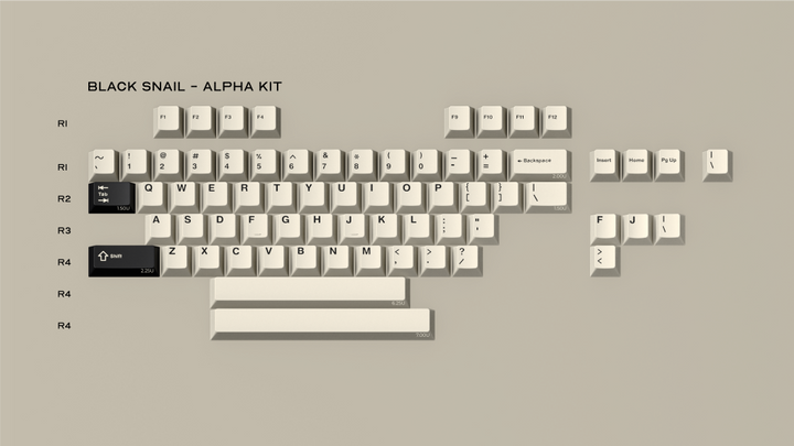 GMK CYL Black Snail