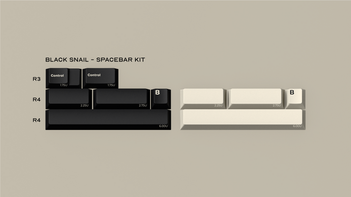 GMK CYL Black Snail
