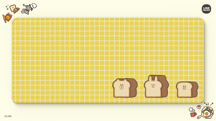 LINE FRIENDS Happy Meal Deskmat